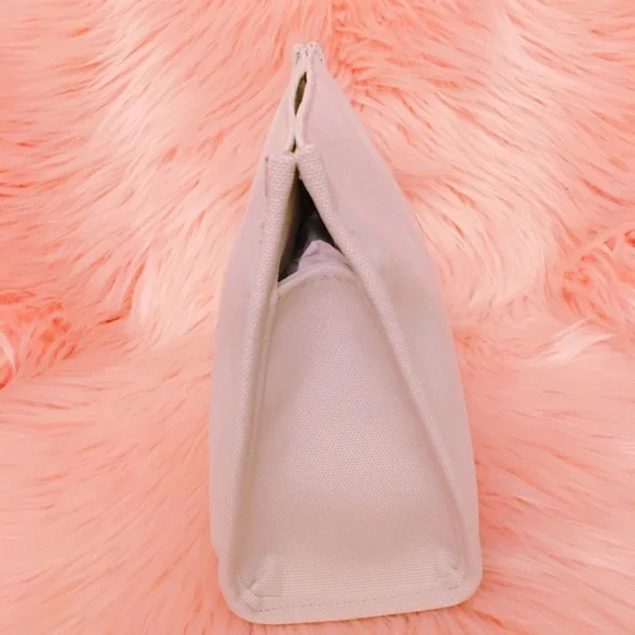 🌴SUMMER SALE🌴💯✔️ Authentic Dior Cotton Canvas Makeup Bag or Clutch - Picture 3 of 4